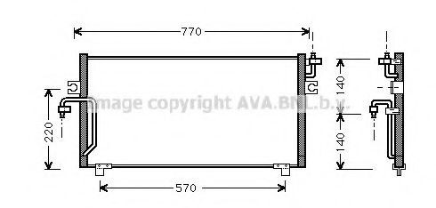 Конденсатор, кондиционер AVA QUALITY COOLING DN5193