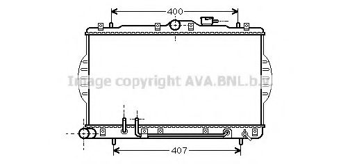 Радиатор, охлаждение двигателя AVA QUALITY COOLING HY2034