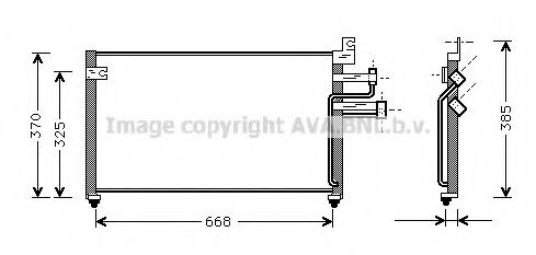 Конденсатор, кондиционер AVA QUALITY COOLING HY5070