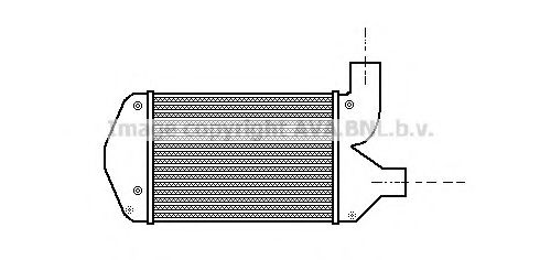 Интеркулер AVA QUALITY COOLING LC4001