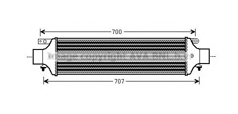 Интеркулер AVA QUALITY COOLING LC4093