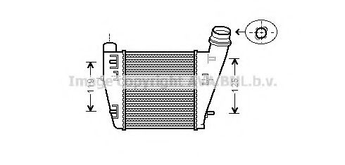 Интеркулер AVA QUALITY COOLING RT4423