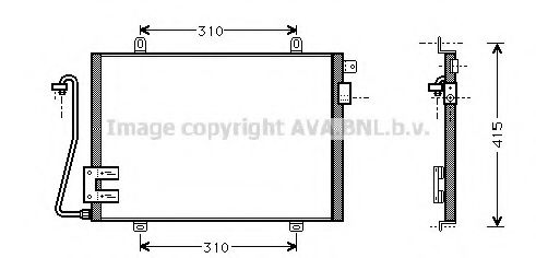 Конденсатор, кондиционер AVA QUALITY COOLING RT5232