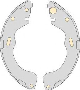 Комплект тормозных колодок MGA M780