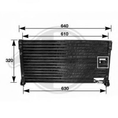 Конденсатор, кондиционер DIEDERICHS 8111152