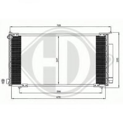 Конденсатор, кондиционер DIEDERICHS 8528100