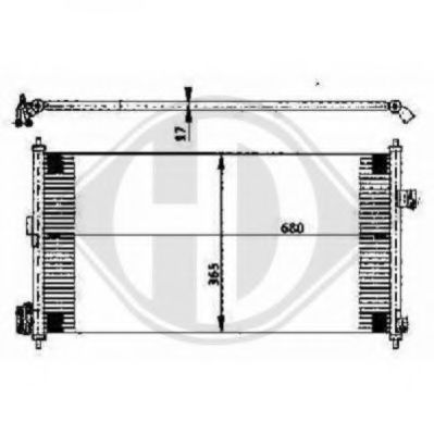Конденсатор, кондиционер DIEDERICHS 8608505