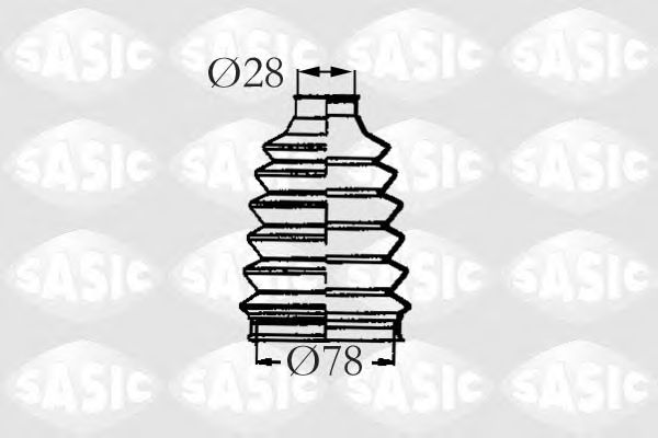 Комплект пылника, приводной вал SASIC 4003456