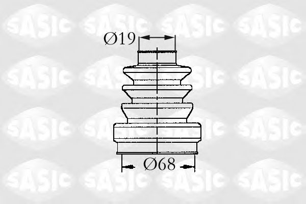 Комплект пылника, приводной вал SASIC 9004636