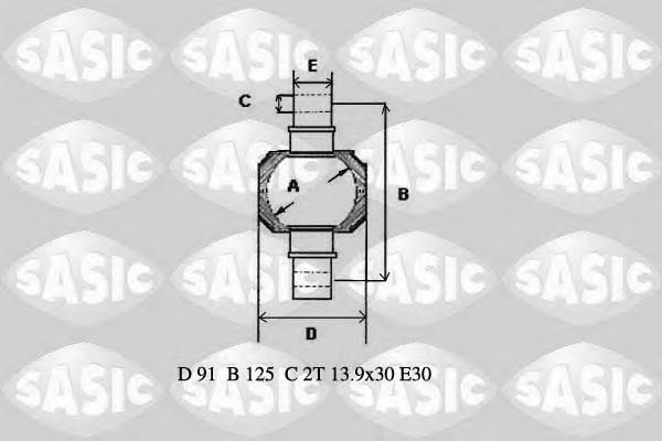 ремонтный комплект, рычаг подвески SASIC T772012