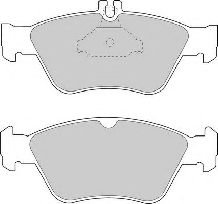 Комплект тормозных колодок, дисковый тормоз DURON DBP221049