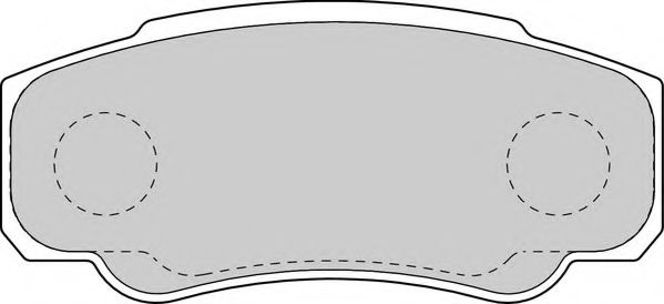 Комплект тормозных колодок, дисковый тормоз DURON DBP341480