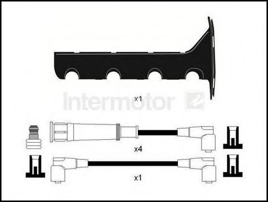 Комплект проводов зажигания STANDARD 73648T