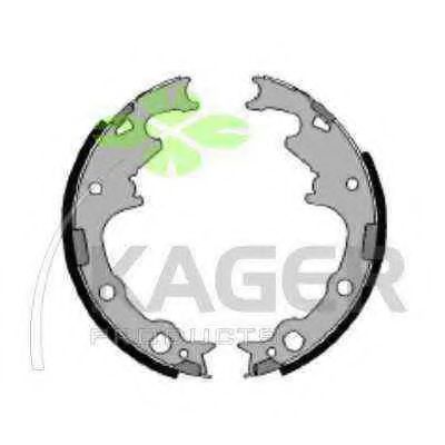 Комплект тормозных колодок KAGER 340305