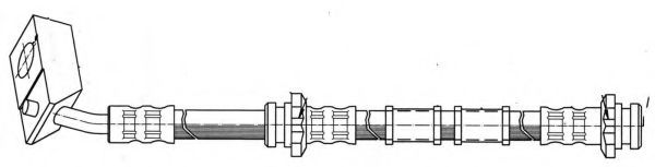 Тормозной шланг KAWE 510786