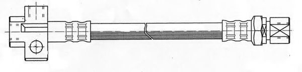 Тормозной шланг KAWE 510177