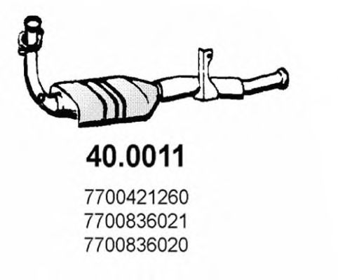 Катализатор ASSO 400011