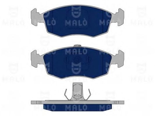 Комплект тормозных колодок, дисковый тормоз MALÒ 1050078