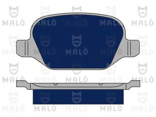 Комплект тормозных колодок, дисковый тормоз MALÒ 1050121
