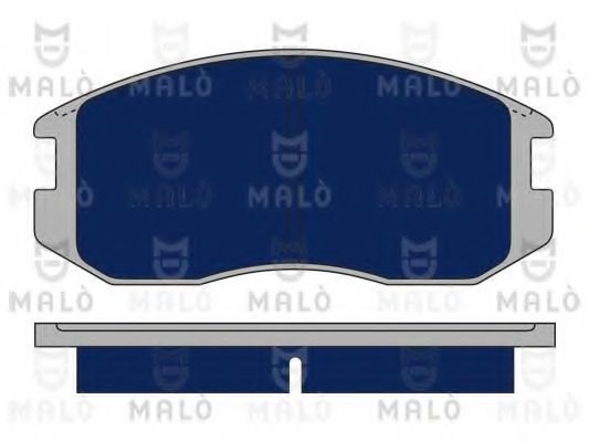 Комплект тормозных колодок, дисковый тормоз MALÒ 1050216