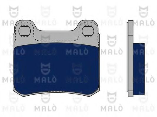 Комплект тормозных колодок, дисковый тормоз MALÒ 1050304