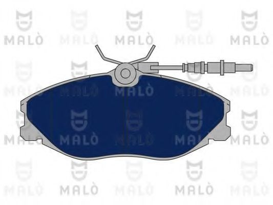 Комплект тормозных колодок, дисковый тормоз MALÒ 1050980