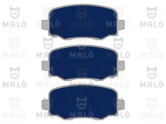 Комплект тормозных колодок, дисковый тормоз MALÒ 1051152