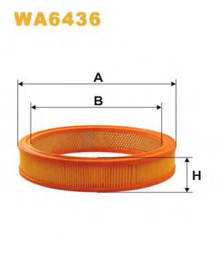 Воздушный фильтр WIX FILTERS WA6436