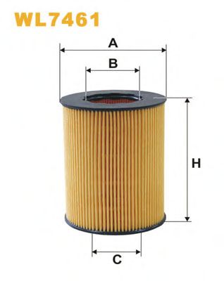 Масляный фильтр WIX FILTERS WL7461