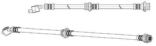 Тормозной шланг CEF 512648