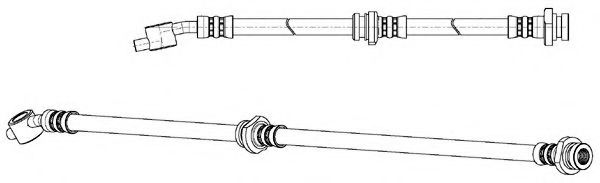 Тормозной шланг CEF 512649