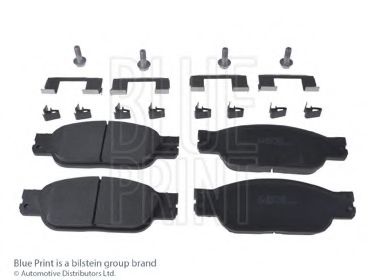 Комплект тормозных колодок, дисковый тормоз BLUE PRINT ADJ134238