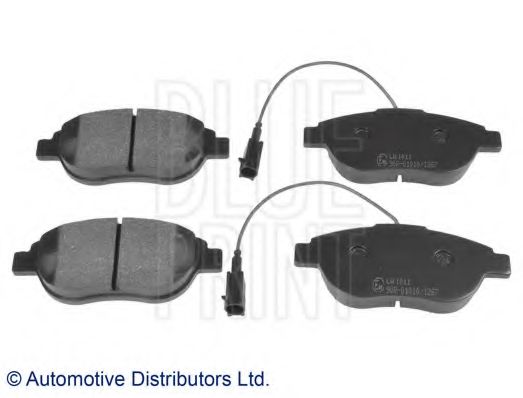 Комплект тормозных колодок, дисковый тормоз BLUE PRINT ADL144213