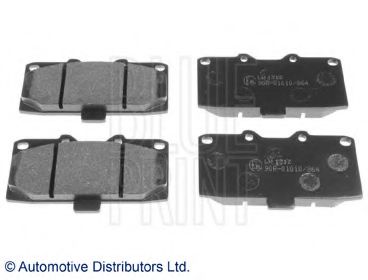 Комплект тормозных колодок, дисковый тормоз BLUE PRINT ADN14280