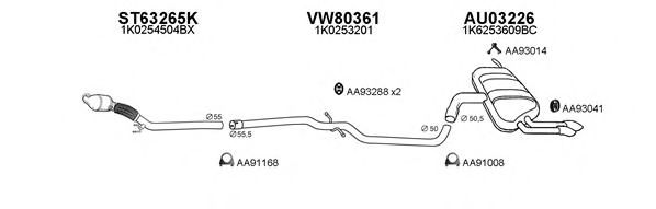 Система выпуска ОГ VENEPORTE 030040