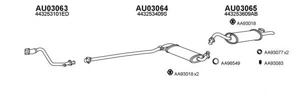 Система выпуска ОГ VENEPORTE 030170