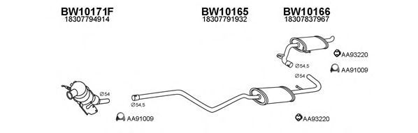 Система выпуска ОГ VENEPORTE 100083