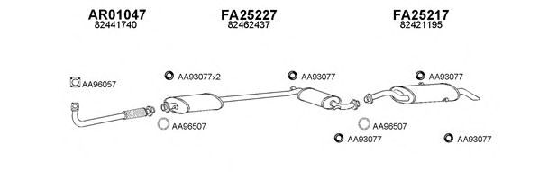 Система выпуска ОГ VENEPORTE 250045