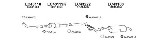 Система выпуска ОГ VENEPORTE 430028