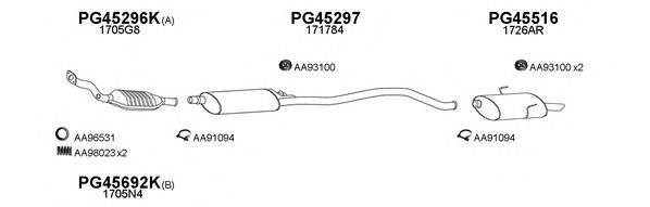 Система выпуска ОГ VENEPORTE 450511