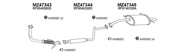 Система выпуска ОГ VENEPORTE 470065
