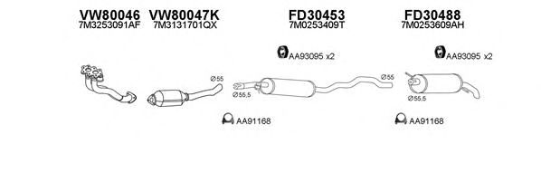 Система выпуска ОГ VENEPORTE 630007
