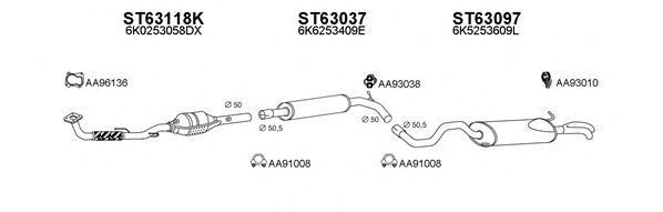 Система выпуска ОГ VENEPORTE 630041