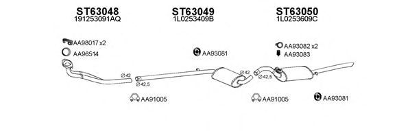 Система выпуска ОГ VENEPORTE 630126