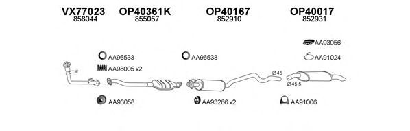 Система выпуска ОГ VENEPORTE 770126