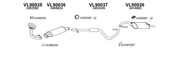 Система выпуска ОГ VENEPORTE 900008