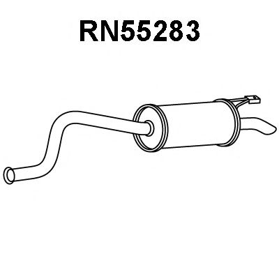 Глушитель выхлопных газов конечный VENEPORTE RN55283