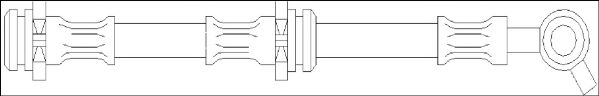 Тормозной шланг WOKING G1933.00