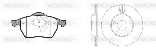 Комплект тормозов, дисковый тормозной механизм BENDIX DP85046