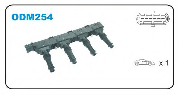 Катушка зажигания JANMOR ODM254